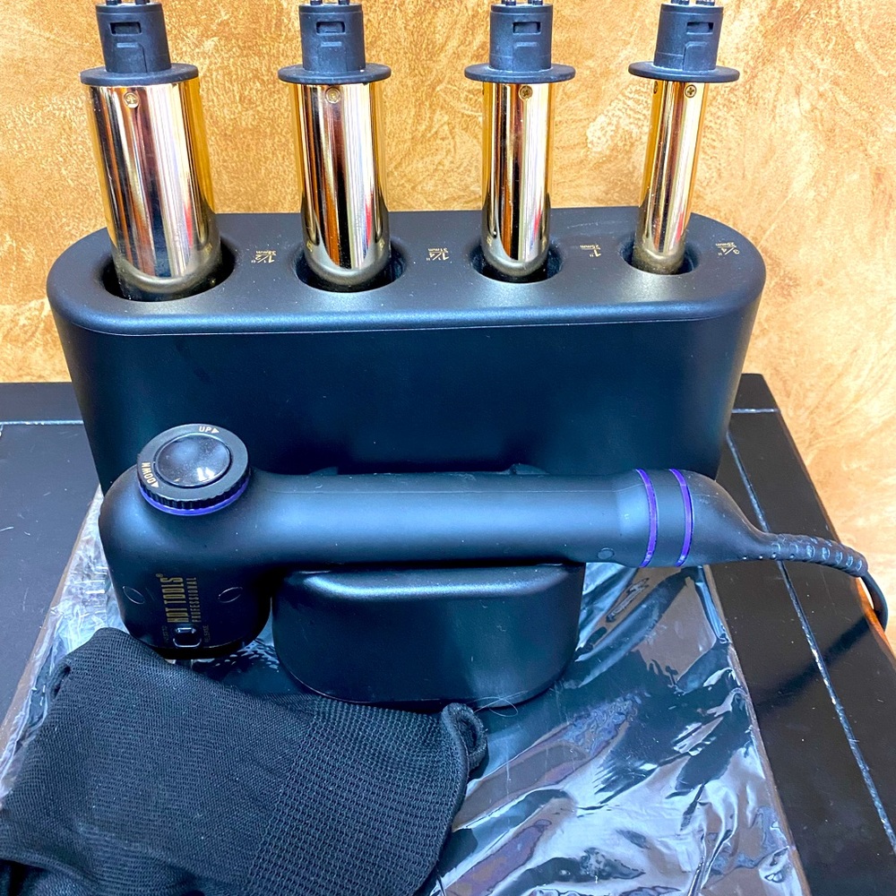 Multi-Barrel Curling Wand Set - Black